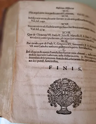 1727 PAPAS Historia de los, antíguo