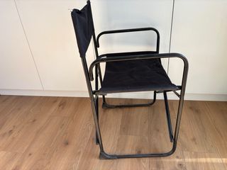 Silla Director Plegable Negra