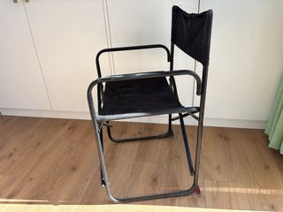 Silla Director Plegable Negra
