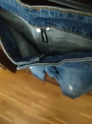 Pantalón vaquero mujer azul