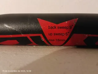 Manillar Aluminio 31.8 x 720mm