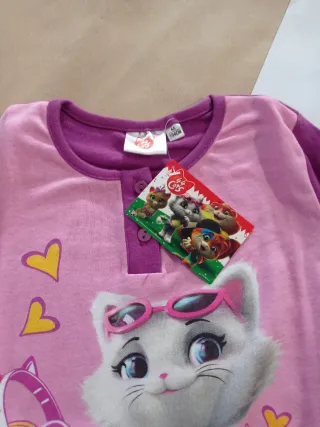 Pigiama 44 Gatti cotone caldo bimba 4 anni