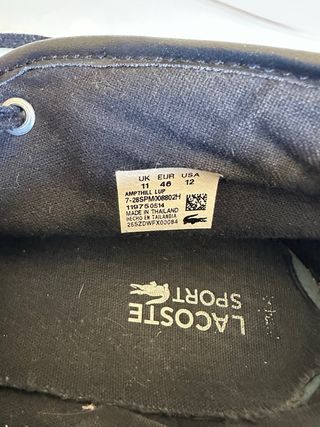 Zapatos Lacoste Negro/Multicolor