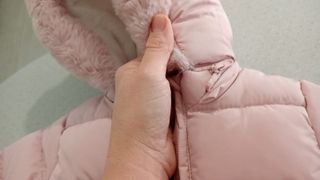 Giubbottino Chicco rosa con cappuccio 3 mesi