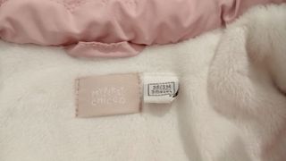 Giubbottino Chicco rosa con cappuccio 3 mesi