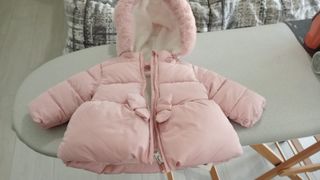 Giubbottino Chicco rosa con cappuccio 3 mesi