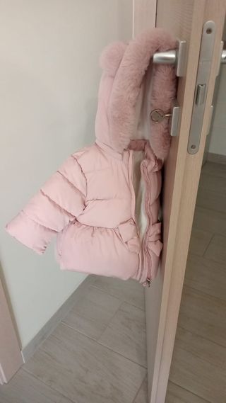 Giubbottino Chicco rosa con cappuccio 3 mesi