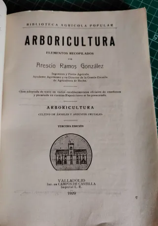 Arboricultura. Elementos Recopilados