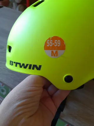 Casco Bici Niños Btwin 520 Fluo