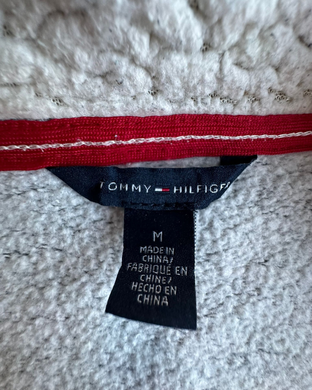 Sudadera Tommy Hilfiger sherpa gris M