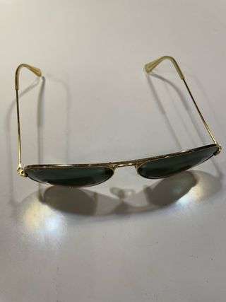 Gafas de sol Ray-Ban Aviator Doradas Verdes