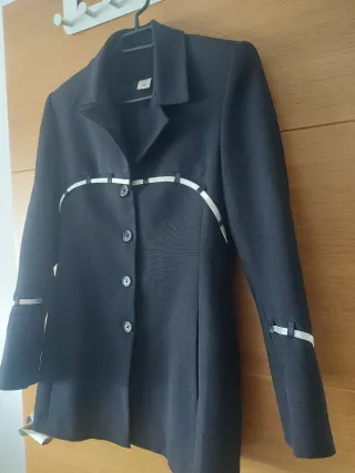 Americana negra mujer talla S 36-38