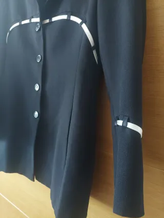 Americana negra mujer talla S 36-38