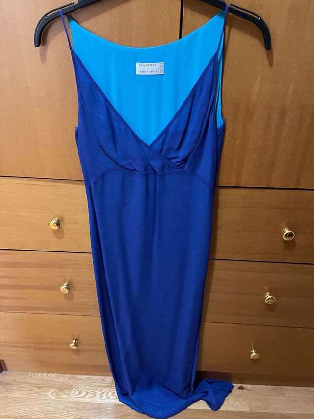Abito Philosophy di Alberta Ferretti blu