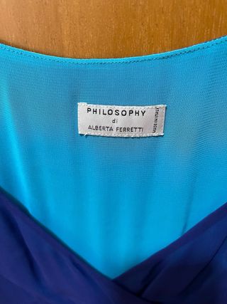 Abito Philosophy di Alberta Ferretti blu