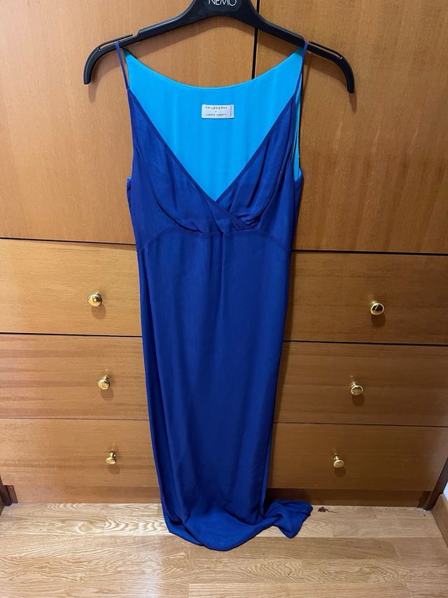 Abito Philosophy di Alberta Ferretti blu