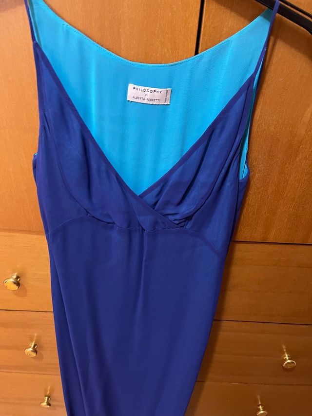 Abito Philosophy di Alberta Ferretti blu