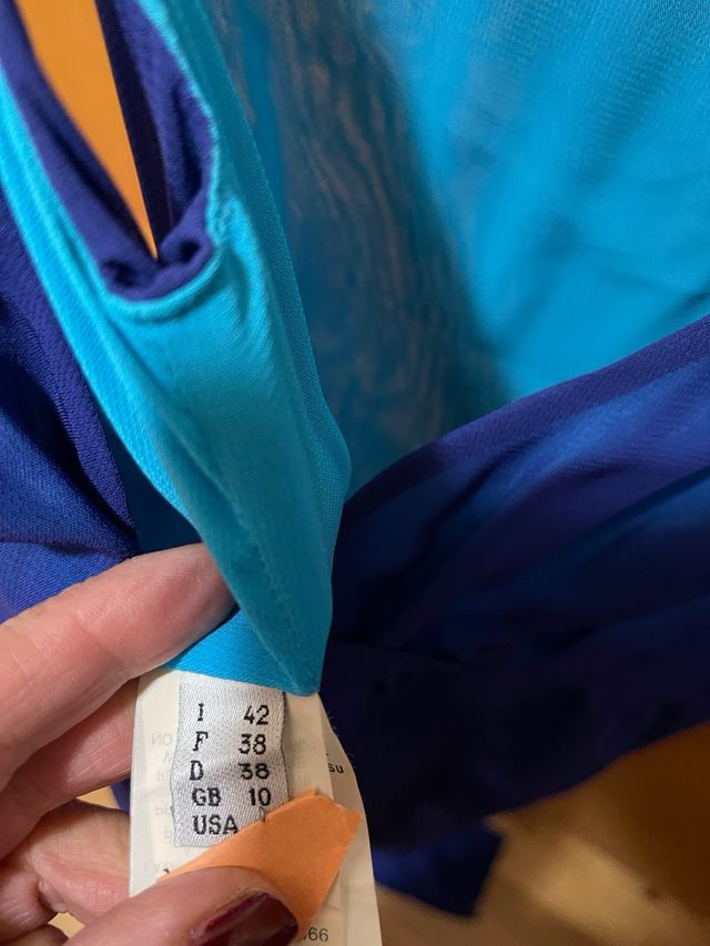 Abito Philosophy di Alberta Ferretti blu