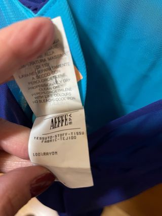 Abito Philosophy di Alberta Ferretti blu