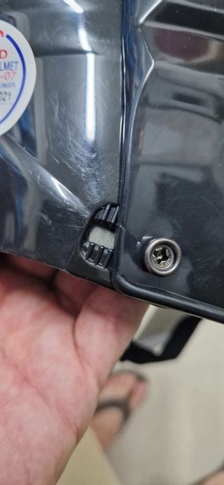 Casco Mission M15 negro L con reja