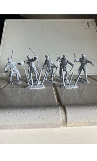 SOLDATINI WARHANSA ROBIN HOOD. 5 FIGURE. PLASTICA