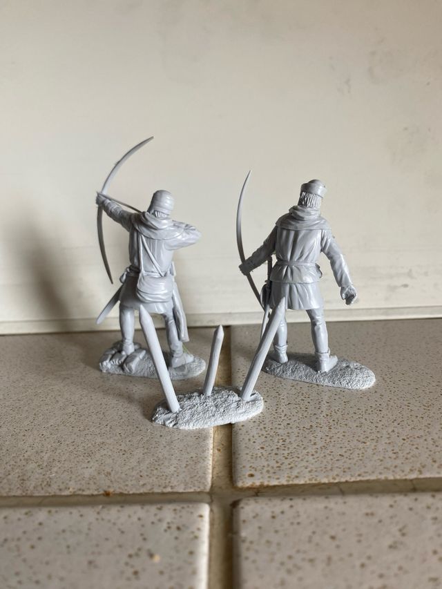 SOLDATINI WARHANSA ROBIN HOOD. 5 FIGURE. PLASTICA