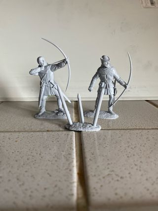 SOLDATINI WARHANSA ROBIN HOOD. 5 FIGURE. PLASTICA