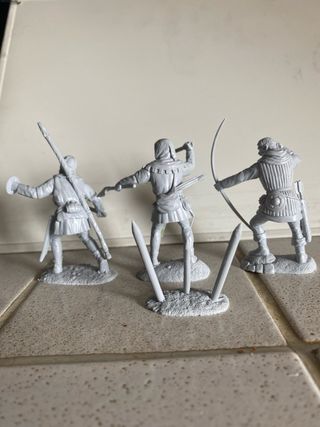 SOLDATINI WARHANSA ROBIN HOOD. 5 FIGURE. PLASTICA