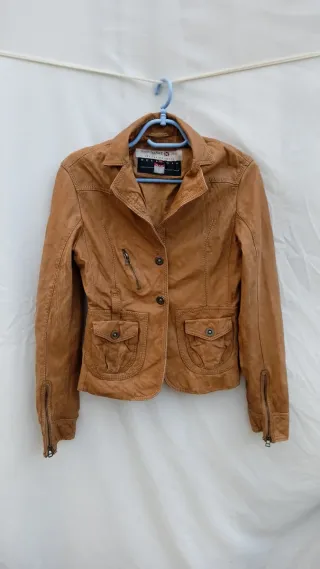 Saga Ibañez Cazadora Piel Exclusiva Talla 40