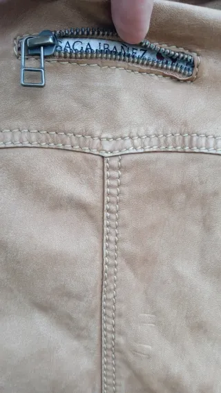 Saga Ibañez Cazadora Piel Exclusiva Talla 40