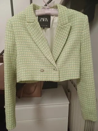 Giacca Zara corta 75% cotone
