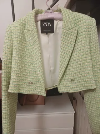 Giacca Zara corta 75% cotone