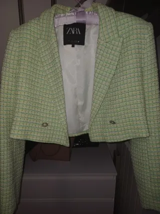 Giacca Zara corta 75% cotone