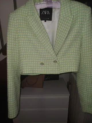 Giacca Zara corta 75% cotone