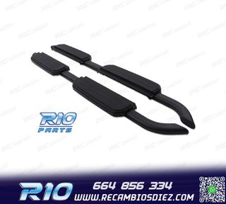 ESTRIBERAS ESTRIBOS LAND ROVER DEFENDER 110 130 20- NEGRO