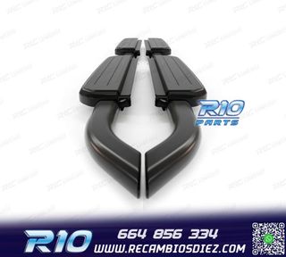 ESTRIBERAS ESTRIBOS LAND ROVER DEFENDER 110 130 20- NEGRO