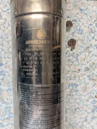 Pompa Per pozzo Di casa 220-240v 50 hz rpm2865 kw