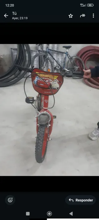 Bicicleta infantil 12 pulgadas