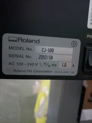 Plóter de impresión Roland CJ-500. Para repuesto