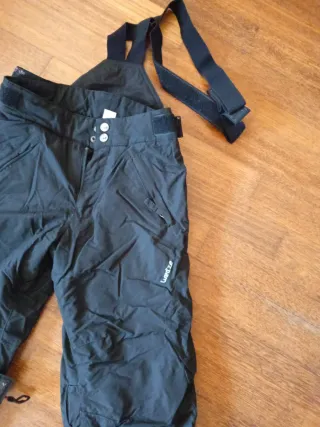 Pantalón de esquí infantil negro