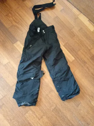 Pantalón de esquí infantil negro