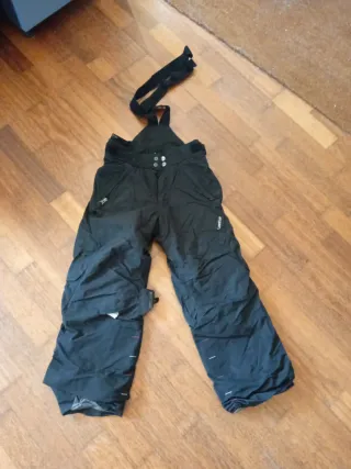 Pantalón de esquí infantil negro