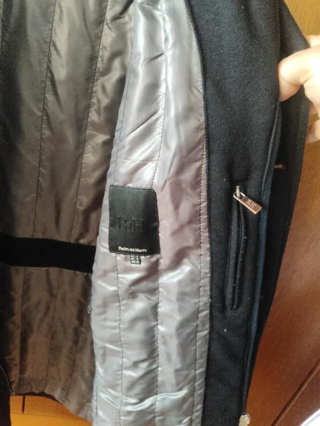 Abrigo Pedro del Hierro Talla L Azul