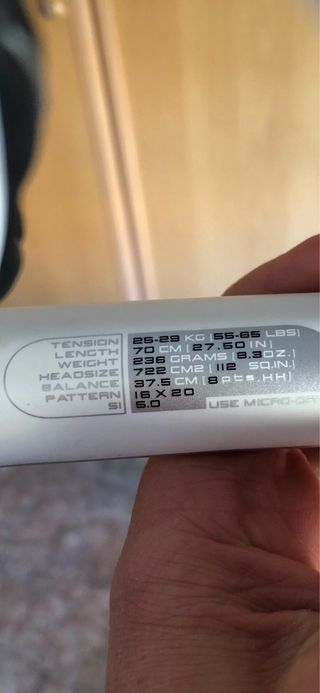 Raqueta tennis Wilson nCode Race.