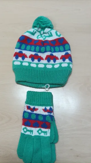 Gorro y Guantes Niños Multicolor