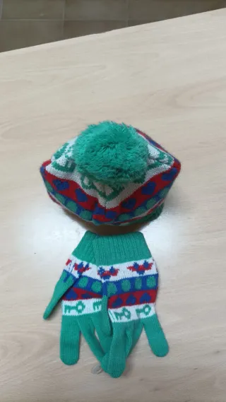 Gorro y Guantes Niños Multicolor