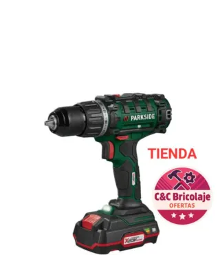 Taladradora atornilladoraParkside 20V completa