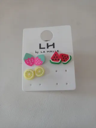 Pendientes Fruta La Halle
