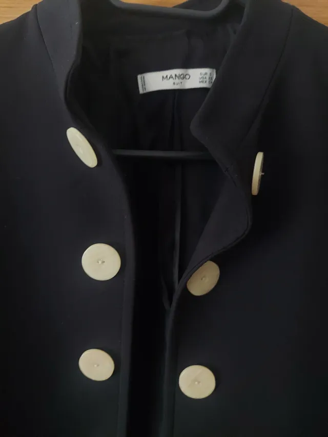 Americana Mango Negra Talla S