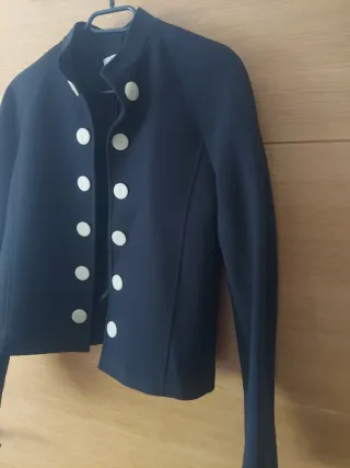 Americana Mango Negra Talla S